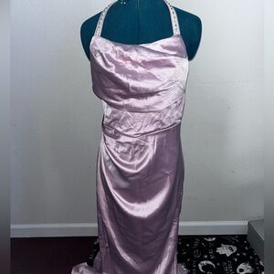 Pink stain bridesmaids dress